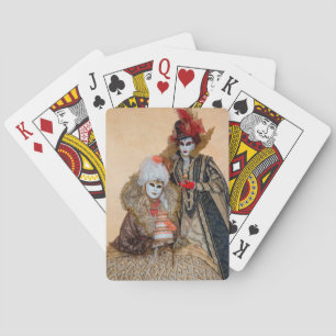 Couple in Carnival Costume, Venice Poker Cards