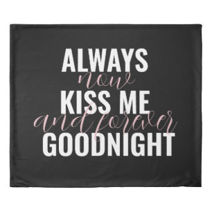 Couple in Love Inspirational Quote for the Bedroom Duvet Cover