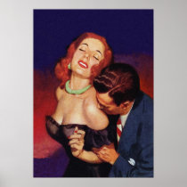 Couple in Love Retro Vintage Pulp Cover Art