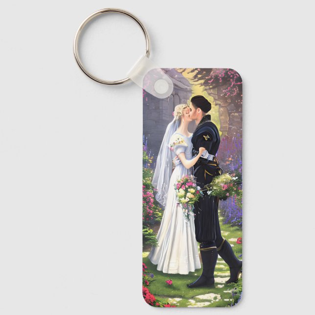 Couple in The Park-56476-56469 Keychain (Front)