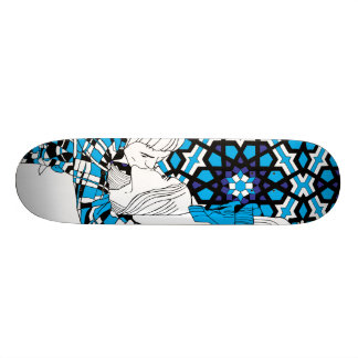 Couple Kiss by Keren Richter Skateboard Deck