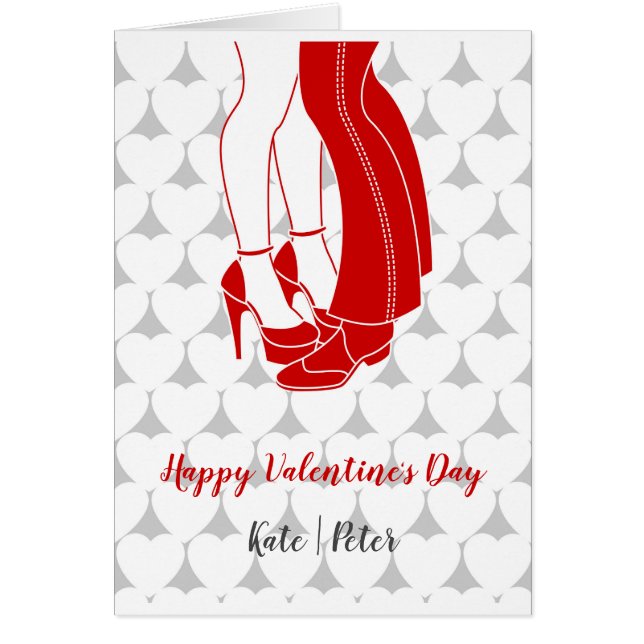 Couple kissing on Valentine's Day Cards (Front)