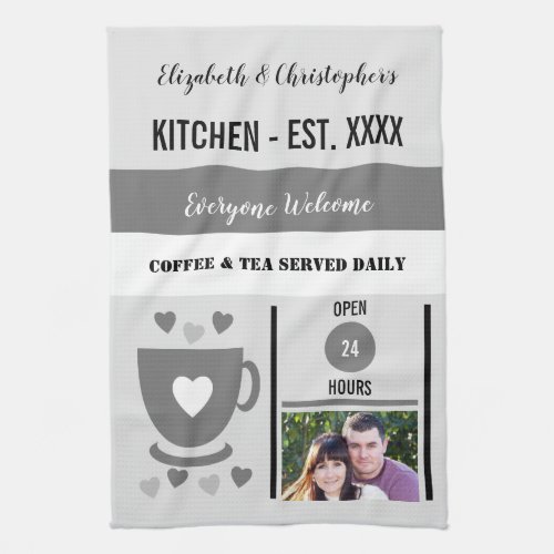 Couple kitchen est date coffee photo grey kitchen towel
