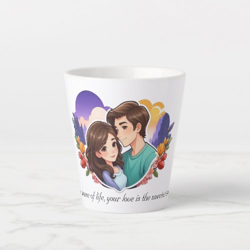 Couple  latte mug