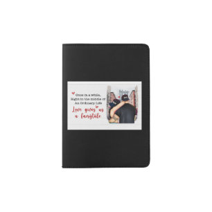 Couple Love Fairytale King And Queen Love Story Passport Holder