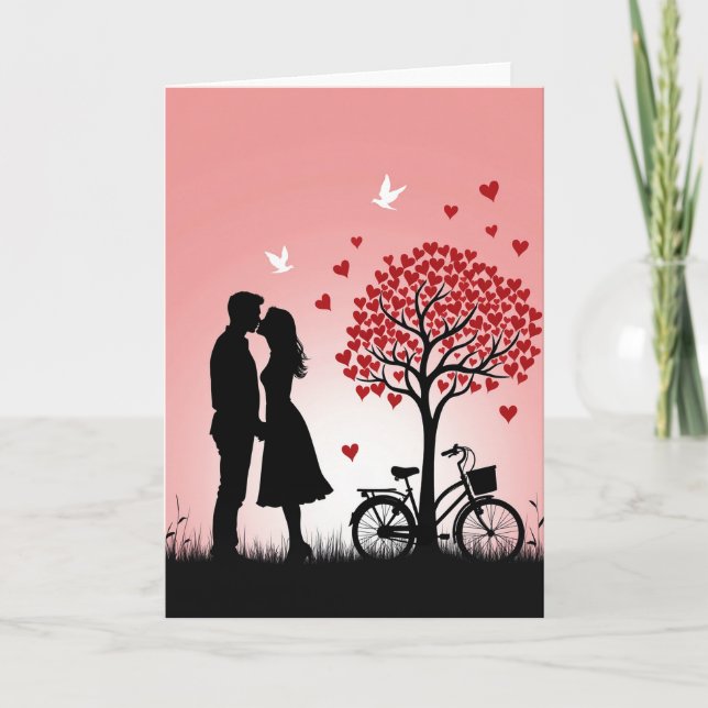 Couple Love Kiss Card (Front)
