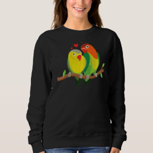 Couple Loving Birds  Cute Bird Animal  Graphic Sweatshirt