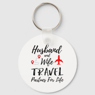 Couple Matching Husnd And Wife Travel Partners For Keychain