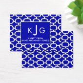 Couple Monogram Enclosure Cards (Desk)