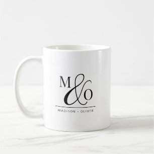 Couple Monogrammed Wedding  Coffee Mug