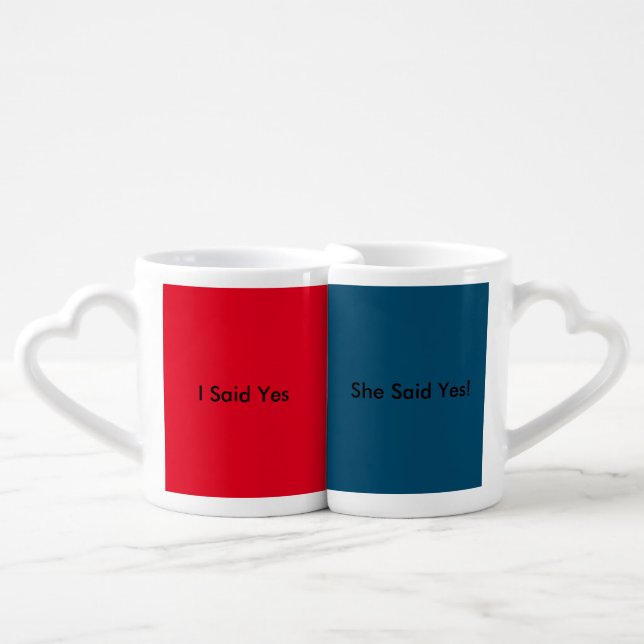 Couple Mug Set (Front Nesting)