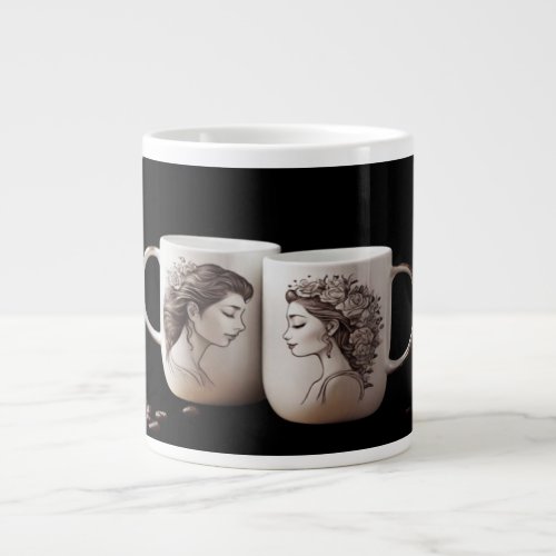 Couple mugs New design for love