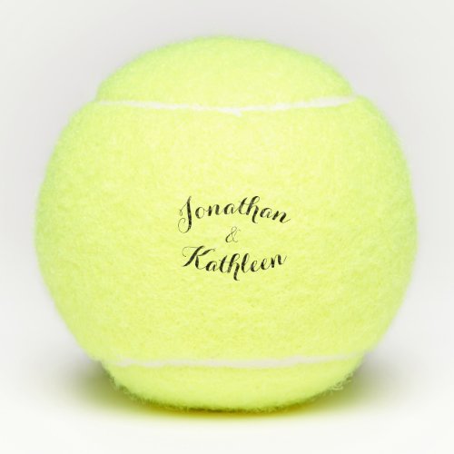 Couple Names Tennis Balls
