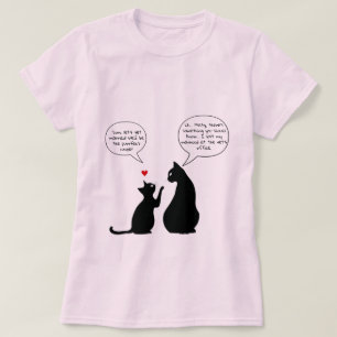 Couple of cats talking about marriage T-Shirt
