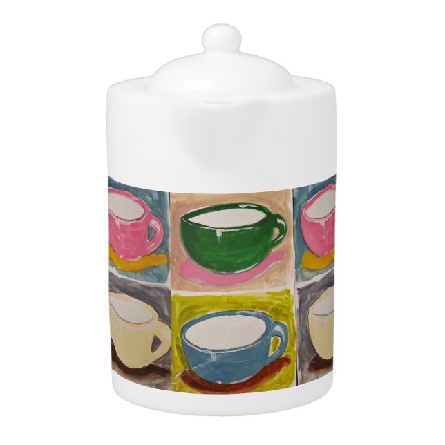 Couple Of Cups  Teapot (Front)