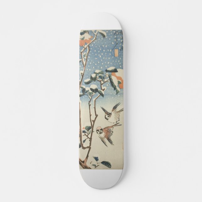 Couple of Golondrines Flying During Winter Skateboard (Front)