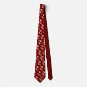 Couple of koalas with hearts tree neck tie