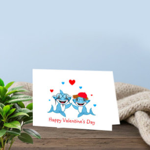 Couple of sharks card