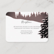 Couple on a Snowy Mountain Winter Wedding