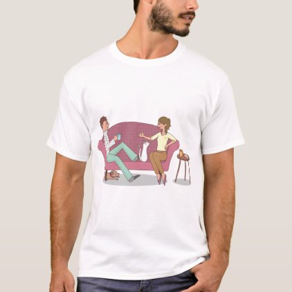 Couple on Couch T-Shirt