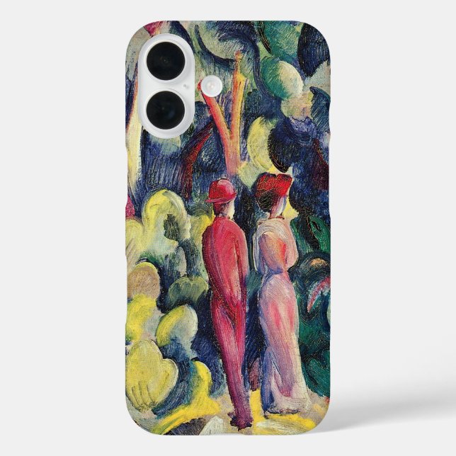 Couple on the Forest Track by August Macke Case-Mate iPhone Case (Back)
