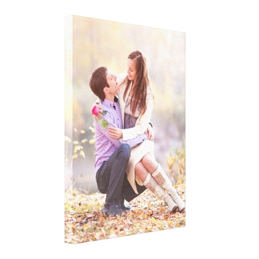 Couple Photo [18x24] inches Canvas Print | Zazzle