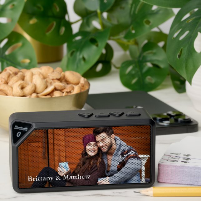 Couple Photo and Names Bluetooth Speaker (Insitu(Table))