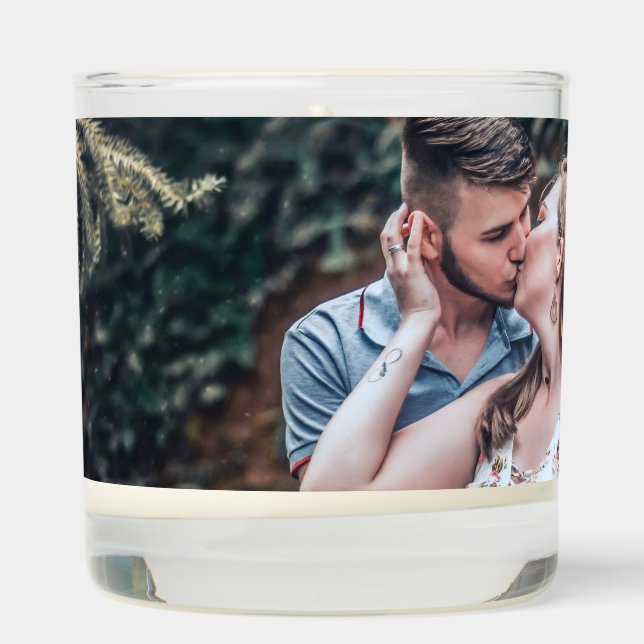 Couple Photo Anniversary Gift  Scented Candle (Right)