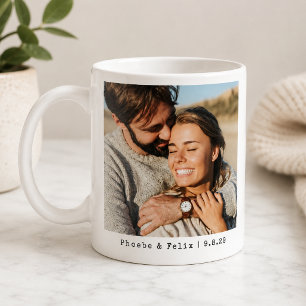 Couple Photo Coffee Mug Anniversary Gift Cup