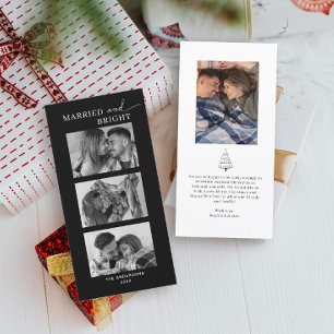 Couple Photo First Christmas Holiday Card