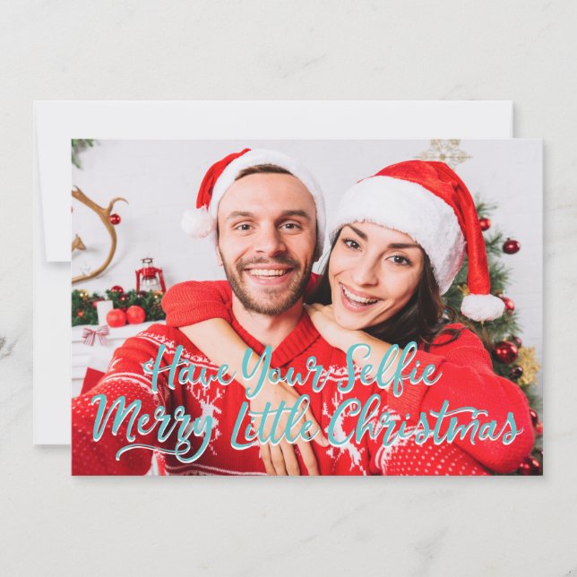 Couple Photo | Funny Holiday Greeting Card (Front)