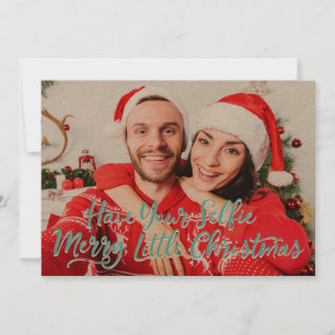 Couple Photo   Funny Holiday Greeting Card