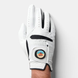 Couple Photo Golf Glove Ball Marker Custom Text