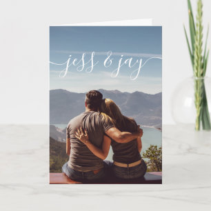 Couple Photo Greeting Card
