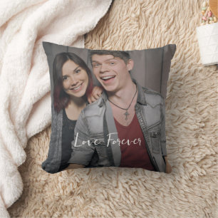 Couple Photo Lovely Throw Pillow