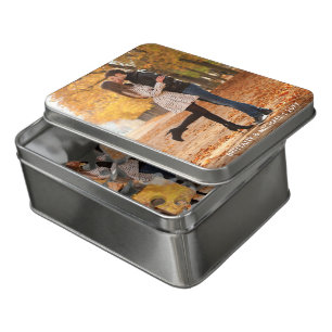 Couple Photo Names and Date Acrylic Jigsaw Puzzle