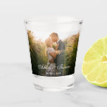 Couple Photo Personalized Wedding Shot Glass at Zazzle