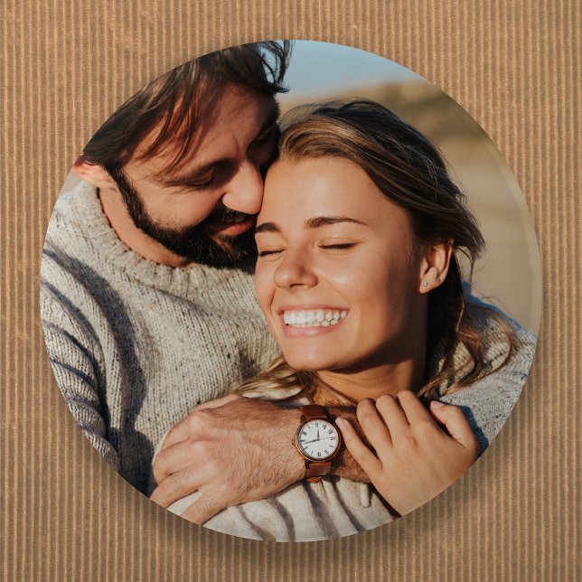 Couple Photo Wedding Button (Creator Uploaded)