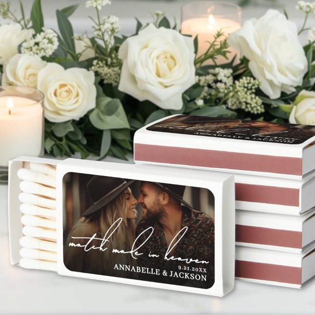Couple Photo Wedding Matchboxes (Couple Photo Wedding Matchboxes)