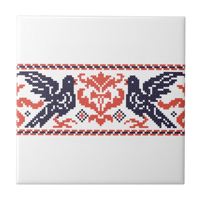 Couple pigeons tile (Front)