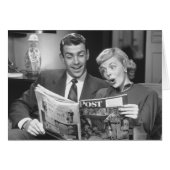 Couple Reading Magazine (Front Horizontal)