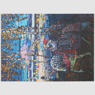 Couple Riding a White Horse, Wassily Kandinsky Tissue Paper