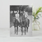 Couple Riding Horses (Standing Front)