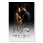 Couple’s Baby Shower Personalized Photo Sign
