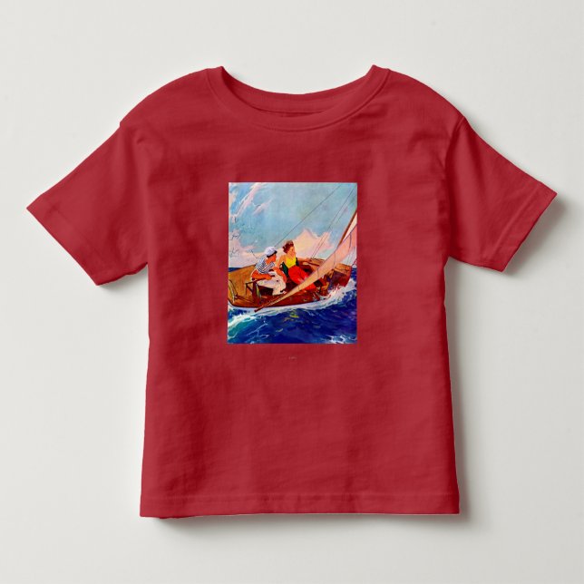 Couple Sailing by R.J. Cavaliere Toddler T-shirt (Front)