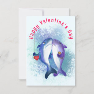 Couple Shark Love Valentine's Day Card - Funny