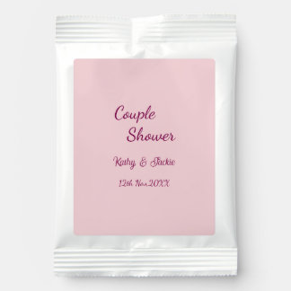 couple shower pink purple pastel wedding name date margarita drink mix