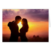 Couple Silhouette At Sunset (Front Horizontal)