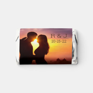 Couple Silhouette At Sunset Hershey's Miniatures