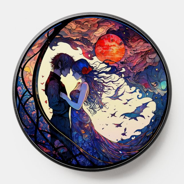 Couple Stained Glass Phone Grip (Popsocket)